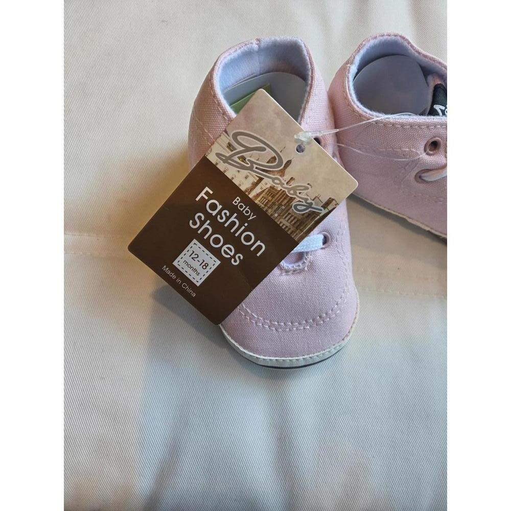 Pink Baby Fashion Shoes Size 12-18m - Picture 2 of 4